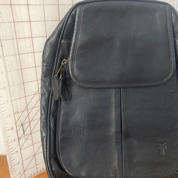 Frye Black Leather Mini Backpack - Picture 4 of 5